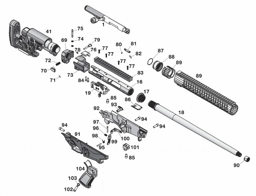 Ruger 10/22 Exploded Diagram