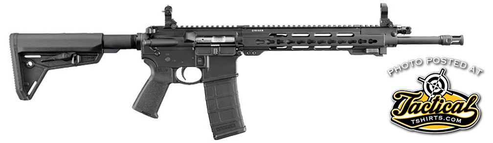 Ruger also showed a take-down version of its SR556 rifle.
