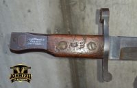 Ross Rifle Bayonet Fixed