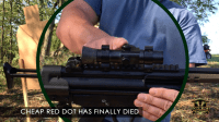 What to do if Your Red Dot Dies Mid-String