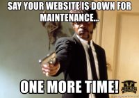 Website Down For Maintenance