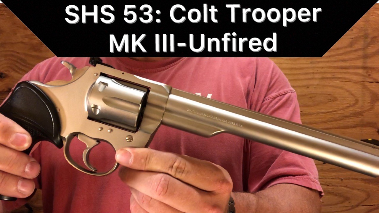 Colt Trooper MK III Revolver.