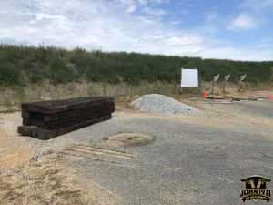 Pistol Pit Retaining Wall Construction