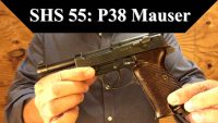 SHS 55: P38 Mauser Pistol. WWII Production.