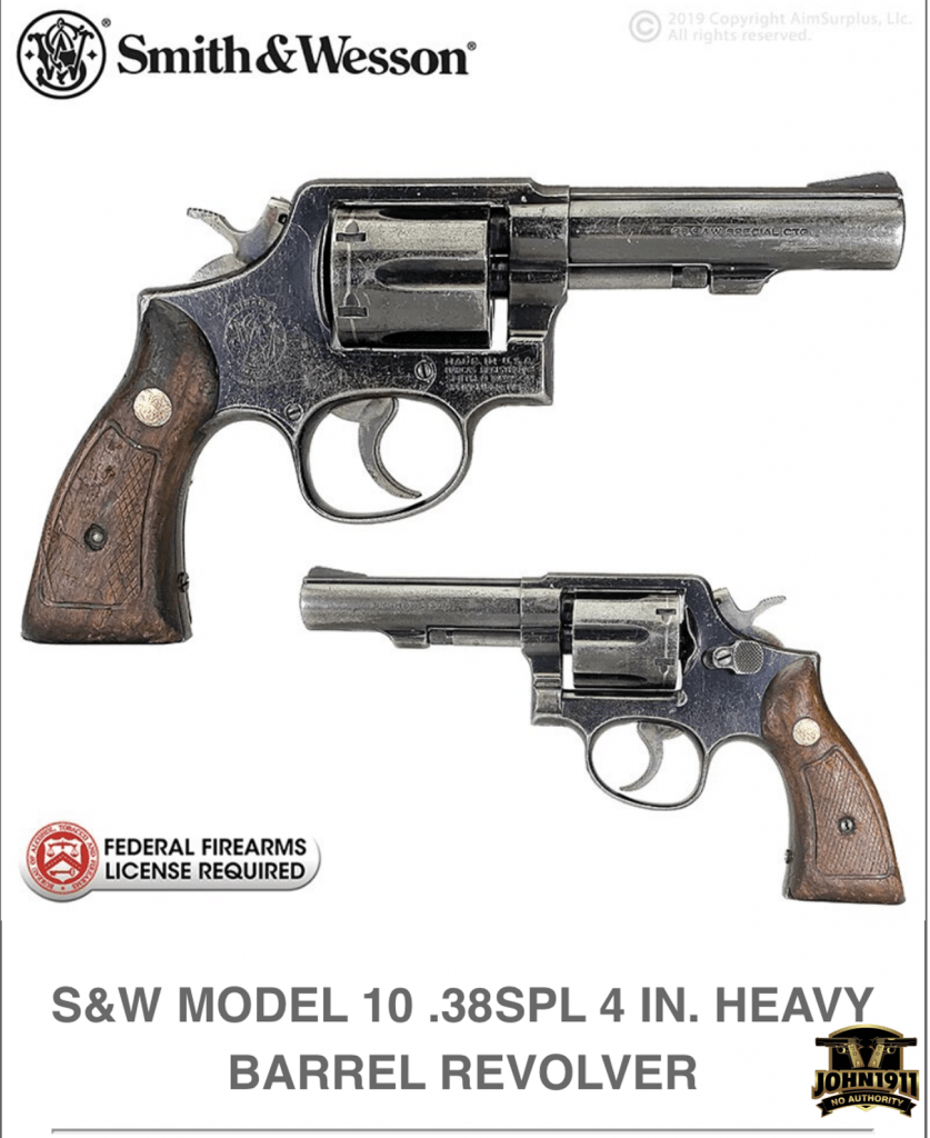 S&W Model 10-8 AIM Surplus.