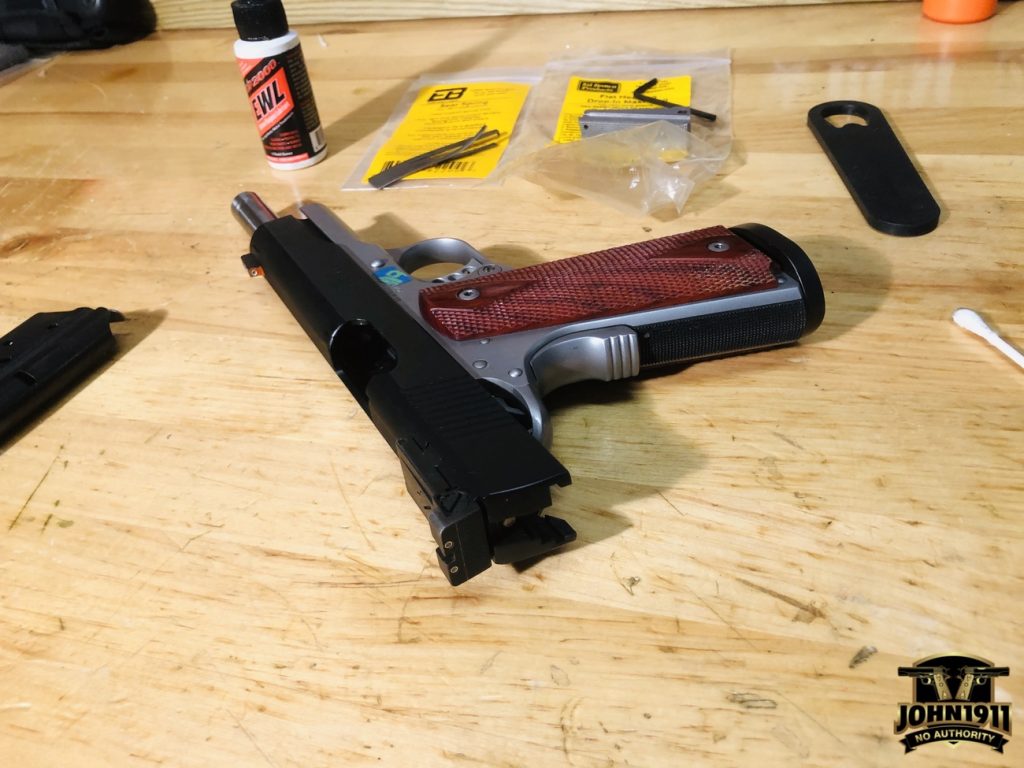 Ed Brown 9mm 1911 Magwell Install