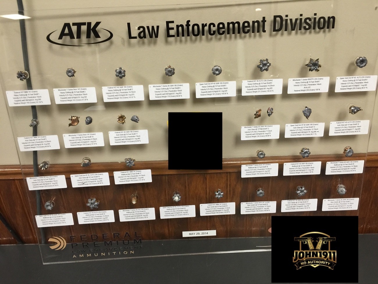 Hollow Point Expansion Display. ATK.