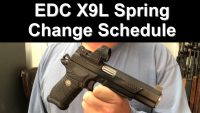 EDC X9L Spring Change Schedule