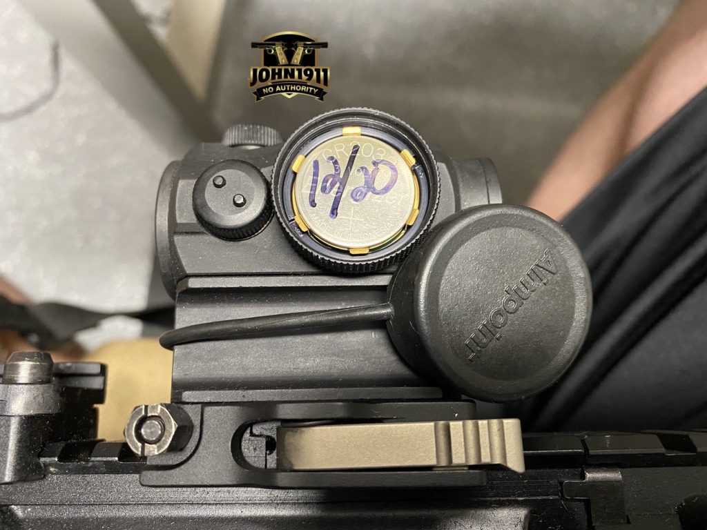 New AimPoint Battery Markings