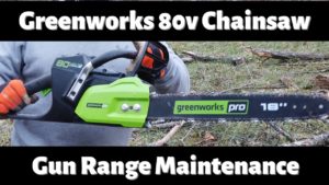 Greenworks Pro 18" Battery Chainsaw.