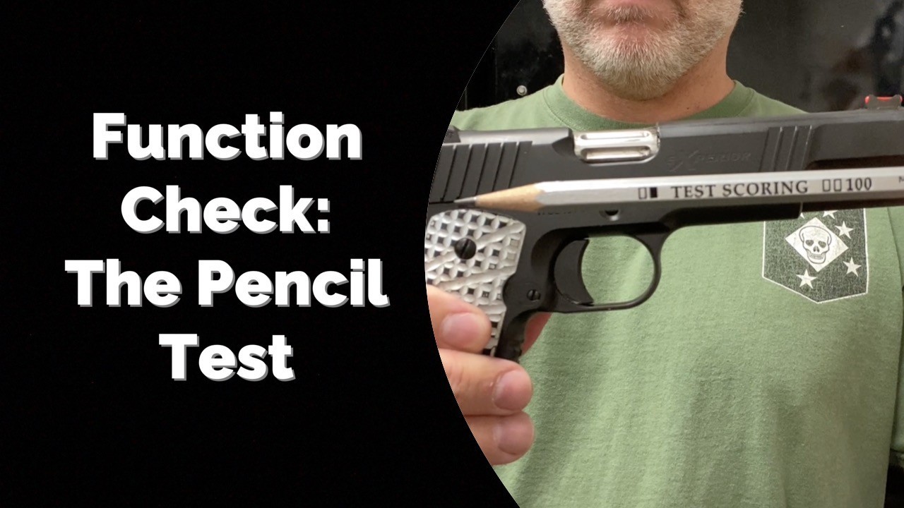 Function Test: The Pencil Trick.
