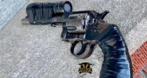 Street Watch: Revolver with Flashlight.