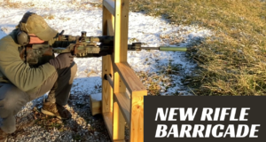 New Rifle Barricade first shots.