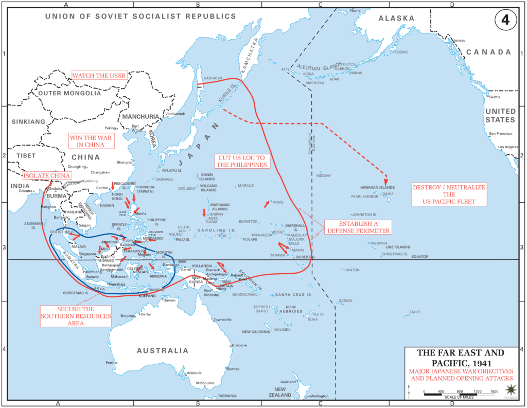 Japanese Battle Plans Dec 1941