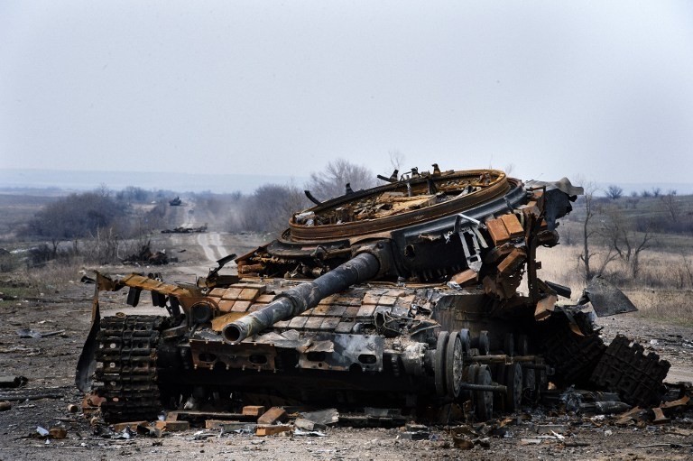 Russian MBT knocked out