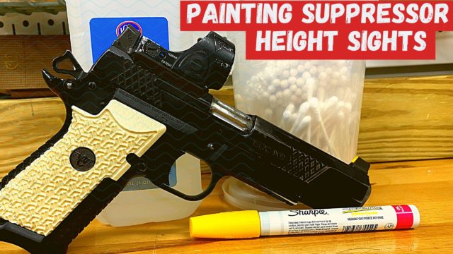 Painting Suppressor Height Sights