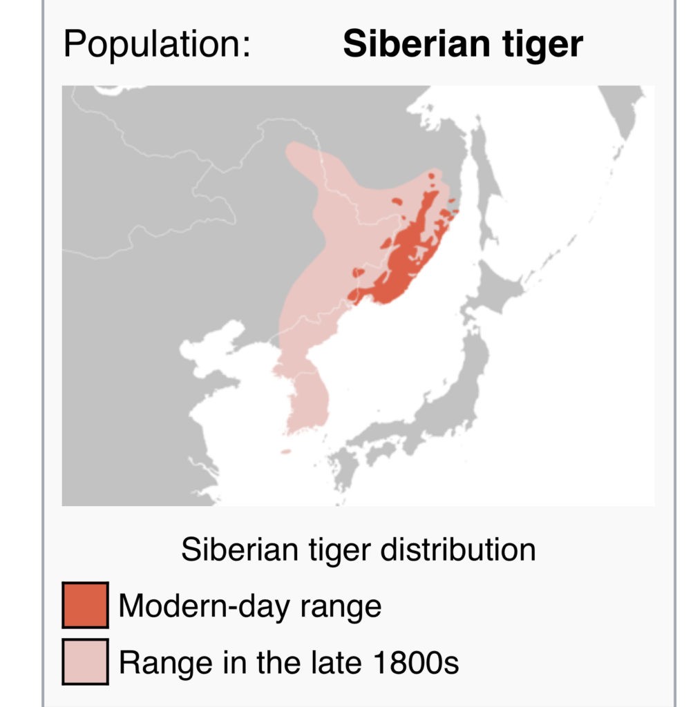 Tiger Habitat and Ranges