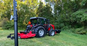 Cutting trails for Massey 4707