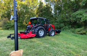 Cutting trails for Massey 4707