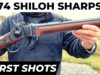 Shiloh Sharps 1874 first shots.