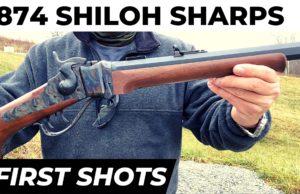 Shiloh Sharps 1874 first shots.