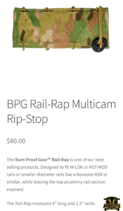 Burn Proof Gear - Rail Rap.