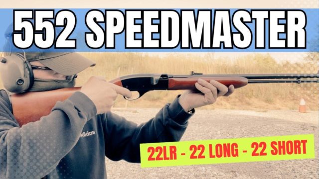Remington 552 Speedmaster first shots.
