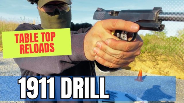 1911 Drill. Table Top reloads.