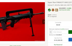 French FAMAS Rifle Price Ceiling.