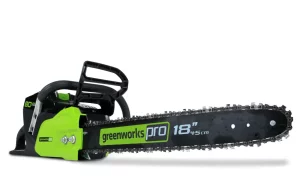 Greenworks Pro 80v 18” Electric Chainsaw.