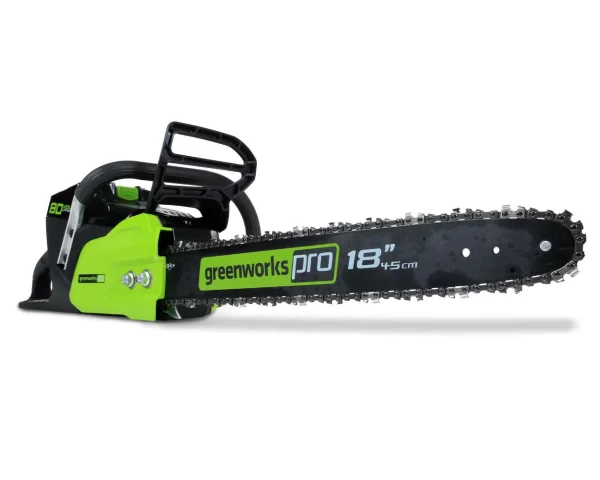 Greenworks Pro 80v 18” Electric Chainsaw.