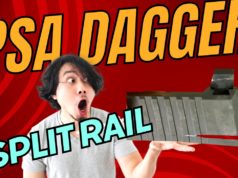 PSA Dagger Split Slide Rail.