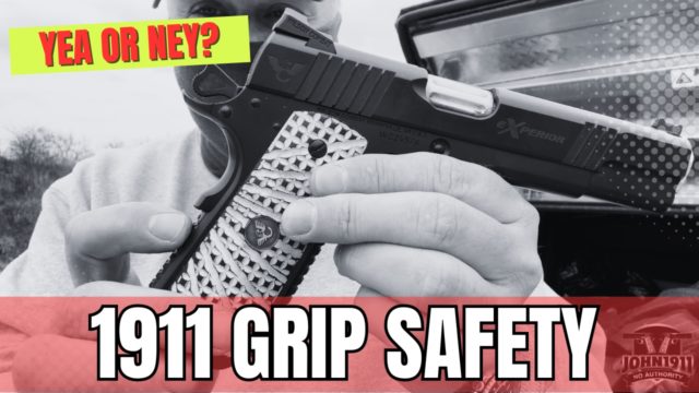Pinning The 1911 Grip Safety