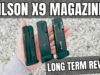 Long term review. Wilson X9 magazine.