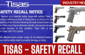 Tisas 1911 Recall Notice