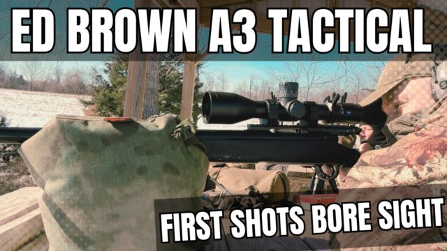 Ed Brown A3 Tactical Rifle. 300WM. 704 Action.