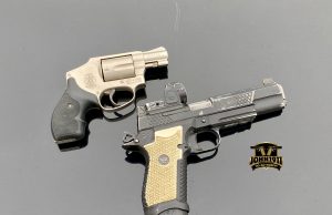 Smith & Wesson 442 No Dash Nickel. Wilson EDC X9L