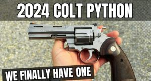 2024 4” Stainless Colt Python Revolver.