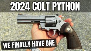 2024 4” Stainless Colt Python Revolver.