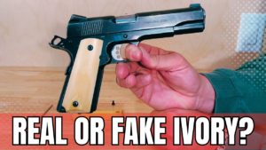 1911 Pistol Grips. Real or Fake Ivory