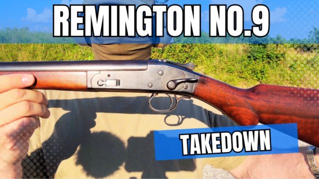 Remington No 9 Shotgun Disassembly.