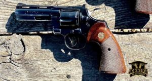 Colt Python Revolver goes down.