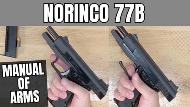 Norinco Model 77B Manual of arms.