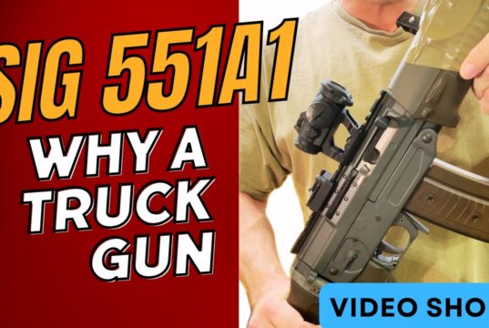 SIG 551a1 Truck Gun