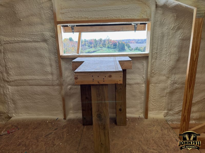 Coyote Door Shooting Bench.