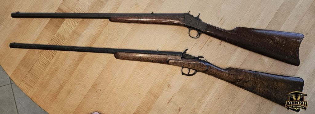 Remington rolling block and mystery gun