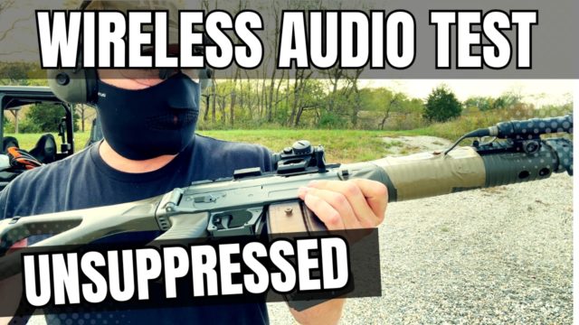 Non-Suppressed Wireless Microphone Audio Test.