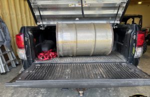 Stainless Steel Burn Barrel - 55 Gallon Drum