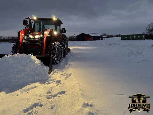 Massey Ferguson 4707 Snow Plow