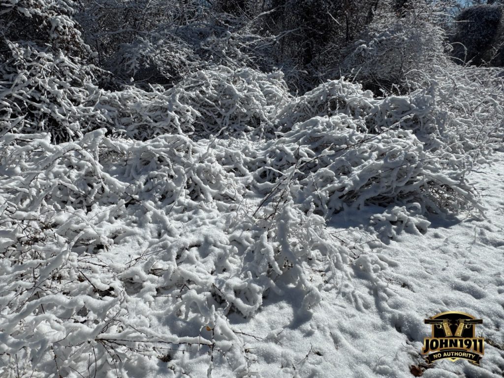 Crazy weather at the John1911 Gun Range.